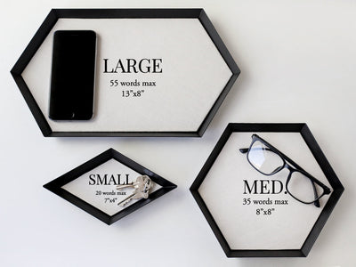 12 Years- Personalized Linen Trays