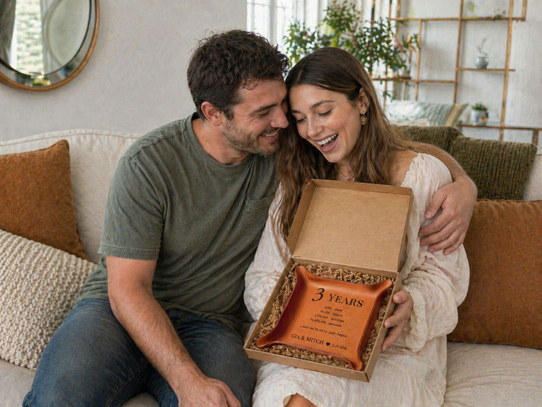Leather Catch-all Trays | Personalized Just for You – Paper