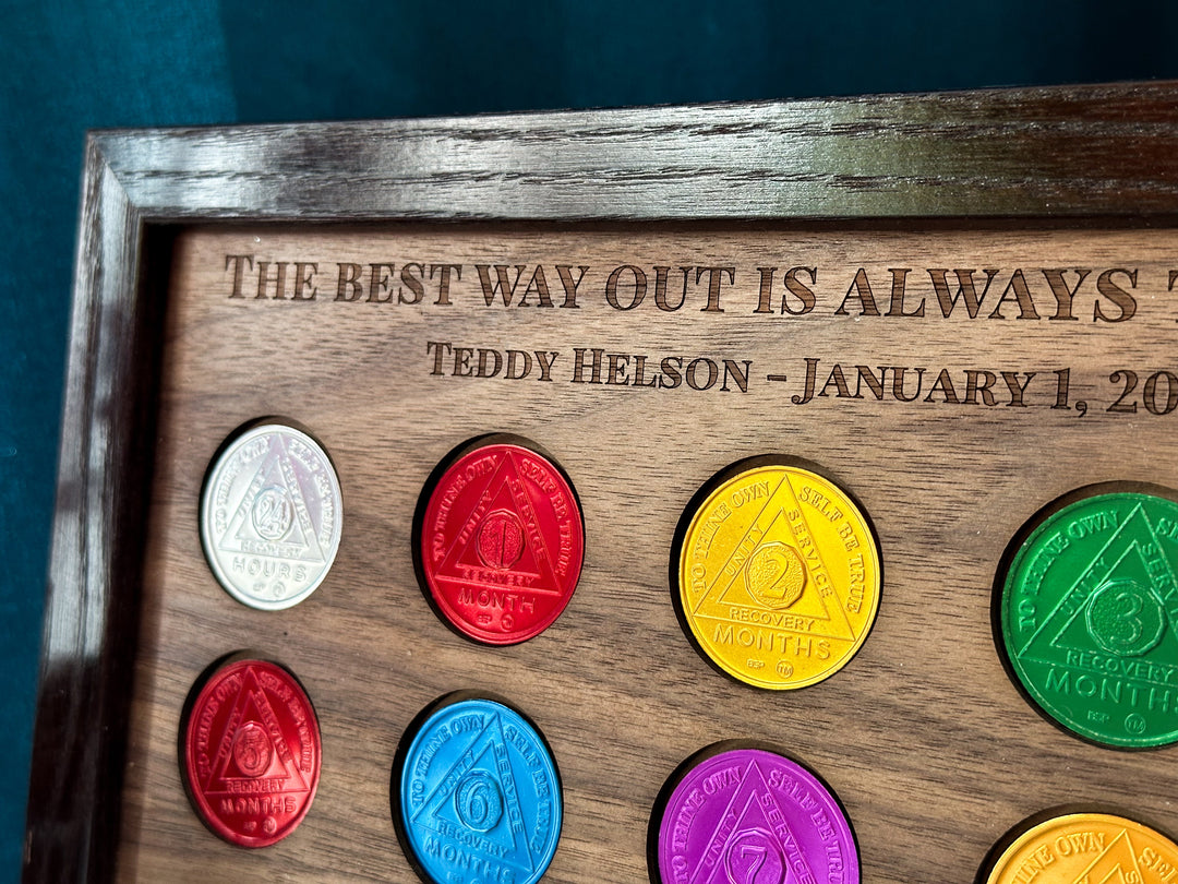 Wooden AA Coin Holder – Paper Anniversary® by Anna V.