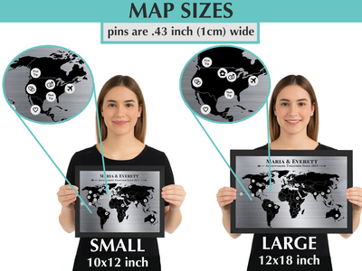Steel Map with Memory Markers