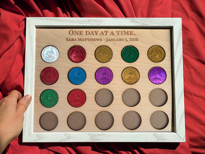 Wooden AA Coin Holder – Paper Anniversary® by Anna V.