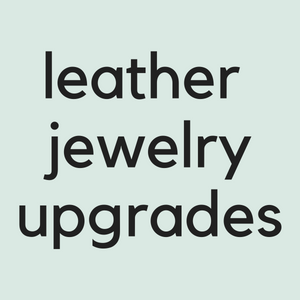 Leather Jewelry Options