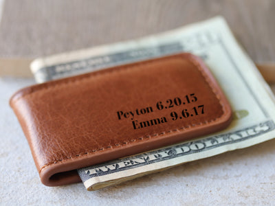 Money Clip with Kids Names