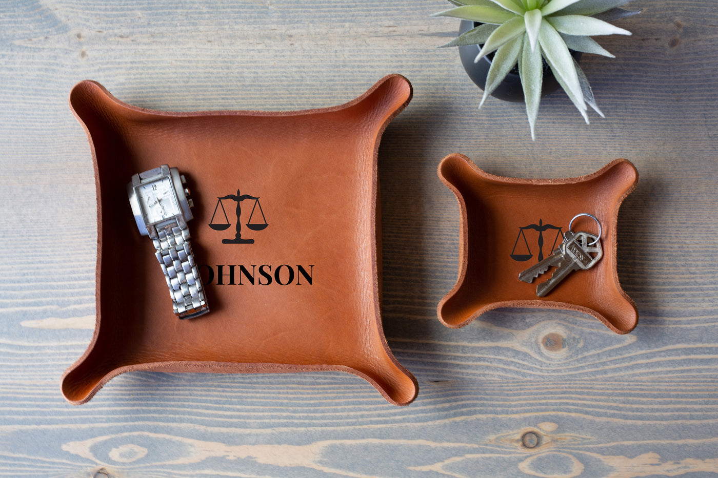 Corporate Leather Trays with Logo