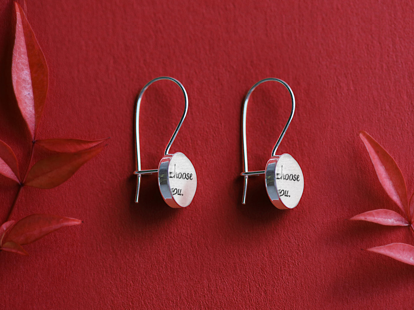 cotton anniversary earrings