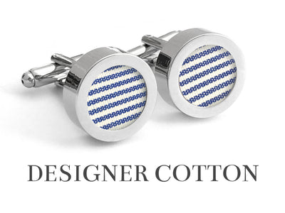 Cotton anniversary gifts for him - Maritime Cotton Cufflinks