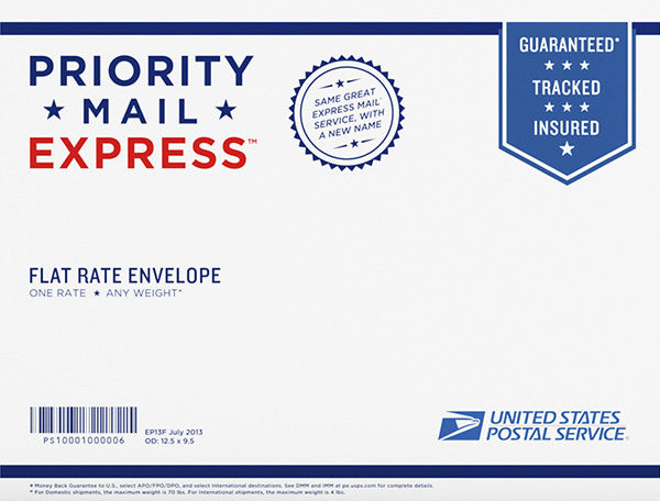Express Delivery Upgrade- If you paid for Priority Shipping
