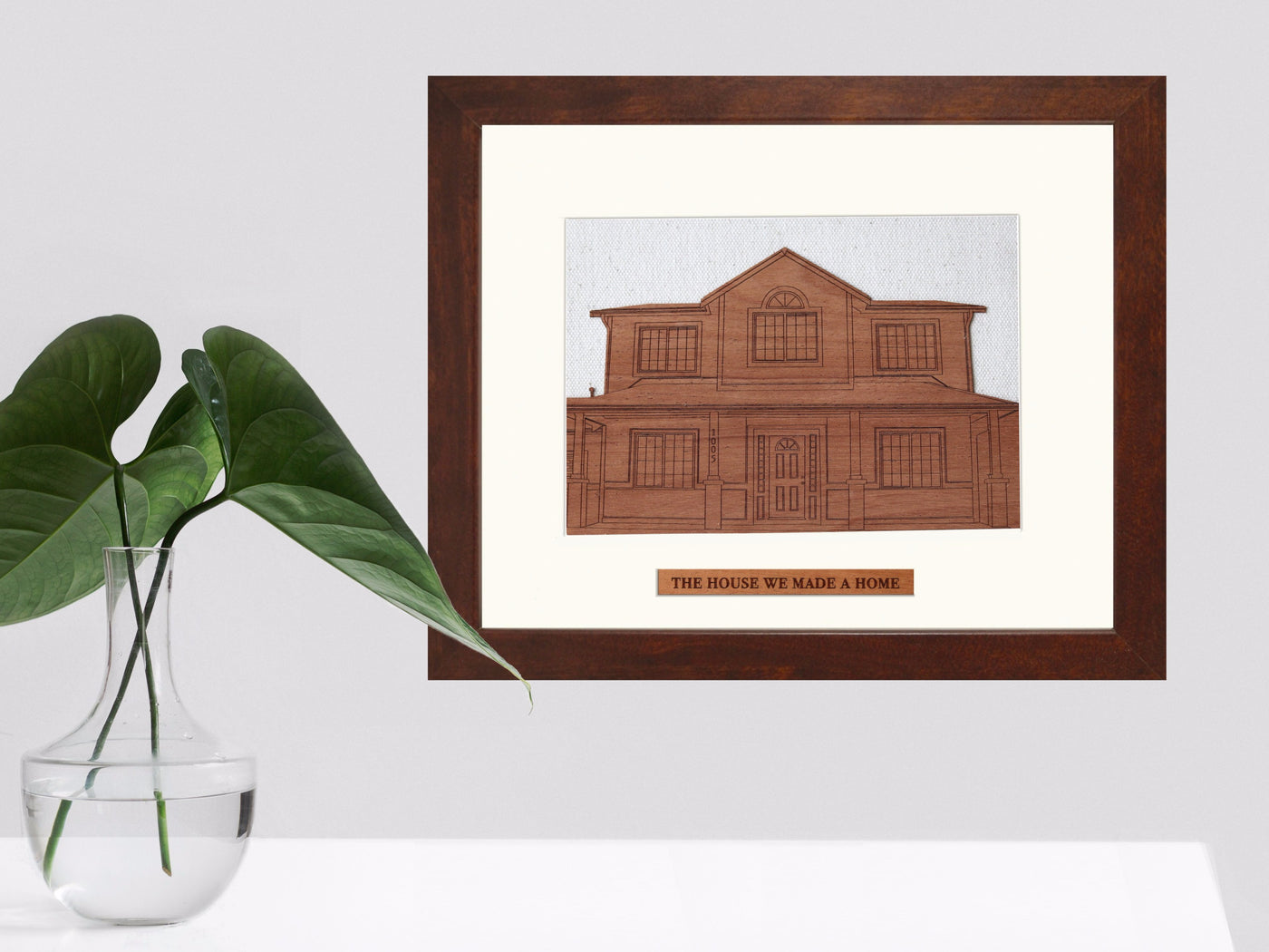 Wood Wall Art- Personalized with Your Home